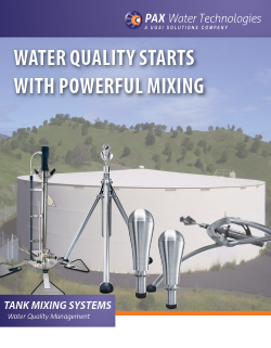 Brochure | Tank Mixer Family